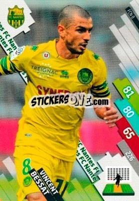 Sticker Vincent Bessat - FOOT 2014-2015. Adrenalyn XL n. FCN-8 - Panini