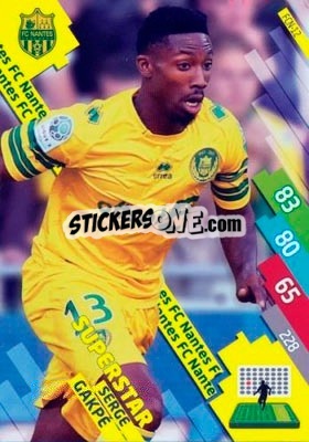 Sticker Serge Gakpé - FOOT 2014-2015. Adrenalyn XL n. FCN-12 - Panini