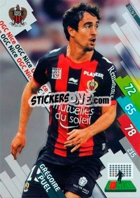 Figurina Grégoire Puel - FOOT 2014-2015. Adrenalyn XL n. OGCN-5 - Panini