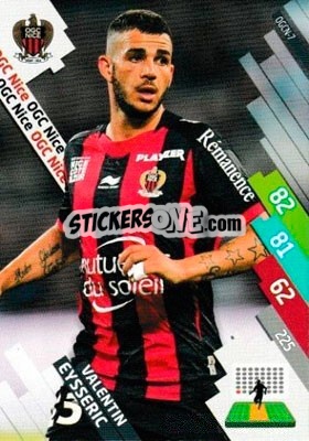 Cromo Valentin Eysseric - FOOT 2014-2015. Adrenalyn XL n. OGCN-7 - Panini