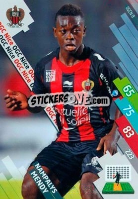 Sticker Nampalys Mendy - FOOT 2014-2015. Adrenalyn XL n. OGCN-8 - Panini