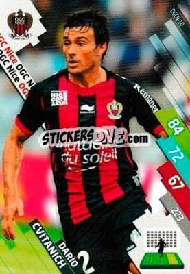 Sticker Darío Cvitanich - FOOT 2014-2015. Adrenalyn XL n. OGCN-10 - Panini