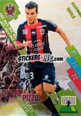 Sticker Alexy Bosetti - FOOT 2014-2015. Adrenalyn XL n. OGCN-14 - Panini