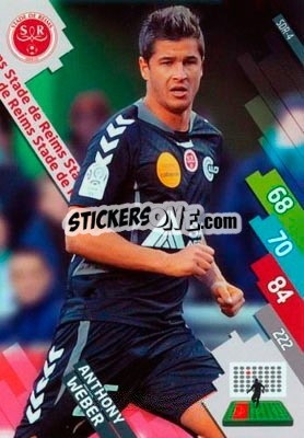 Sticker Anthony Weber - FOOT 2014-2015. Adrenalyn XL n. SDR-4 - Panini