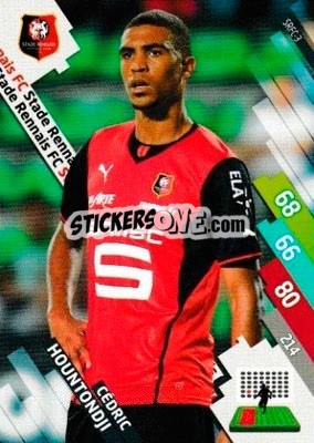 Sticker Cédric Hountondji - FOOT 2014-2015. Adrenalyn XL n. SRFC-3 - Panini