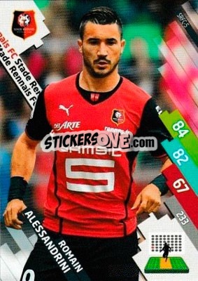Cromo Romain Alessandrini - FOOT 2014-2015. Adrenalyn XL n. SRFC-5 - Panini