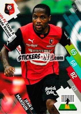 Sticker Jean II Makoun - FOOT 2014-2015. Adrenalyn XL n. SRFC-8 - Panini