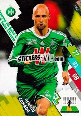 Sticker Renaud Cohade - FOOT 2014-2015. Adrenalyn XL n. ASSE-5 - Panini