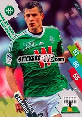 Sticker Franck Tabanou - FOOT 2014-2015. Adrenalyn XL n. ASSE-7 - Panini