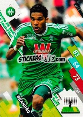 Cromo Brandão - FOOT 2014-2015. Adrenalyn XL n. ASSE-8 - Panini