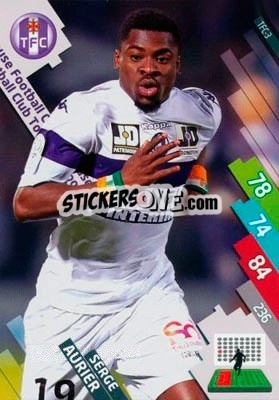Sticker Serge Aurier - FOOT 2014-2015. Adrenalyn XL n. TFC-3 - Panini