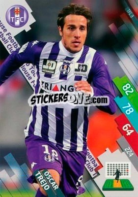 Sticker óscar Trejo - FOOT 2014-2015. Adrenalyn XL n. TFC-9 - Panini