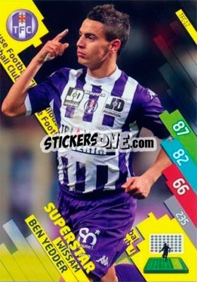 Sticker Wissam Ben Yedder - FOOT 2014-2015. Adrenalyn XL n. TFC-12 - Panini