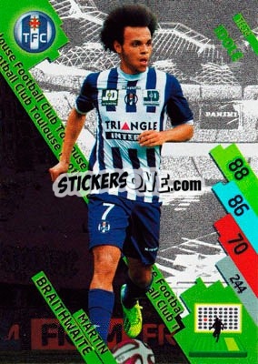 Sticker Martin Braithwaite - FOOT 2014-2015. Adrenalyn XL n. TFC-14 - Panini