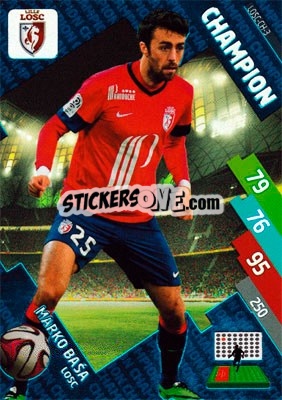 Sticker Marko Baša - FOOT 2014-2015. Adrenalyn XL n. LOSC-ch-3 - Panini