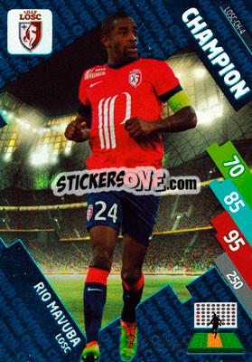 Sticker Rio Mavuba - FOOT 2014-2015. Adrenalyn XL n. LOSC-ch-4 - Panini