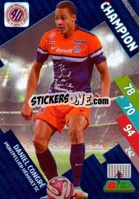 Sticker Daniel Congré - FOOT 2014-2015. Adrenalyn XL n. MHSC-ch-11 - Panini