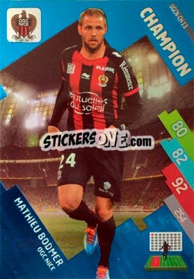 Sticker Mathieu Bodmer - FOOT 2014-2015. Adrenalyn XL n. OGCN-ch-13 - Panini