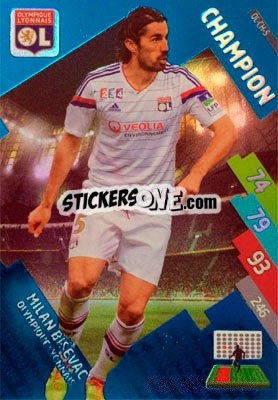 Cromo Milan Biševac - FOOT 2014-2015. Adrenalyn XL n. OL-ch-5 - Panini