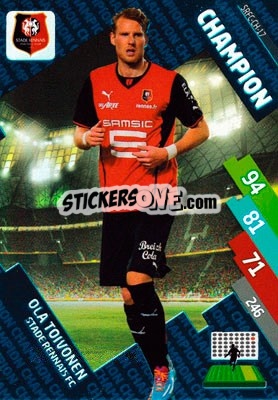 Sticker Ola Toivonen - FOOT 2014-2015. Adrenalyn XL n. SRFC-ch-17 - Panini