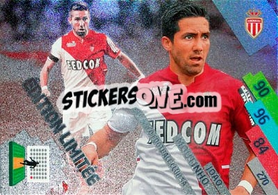 Sticker João Moutinho - FOOT 2014-2015. Adrenalyn XL n. MON-le-5 - Panini