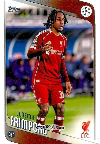 Figurina Jeremie Frimpong - UEFA Club Competitions 2025-2026
 n. 6 - Topps