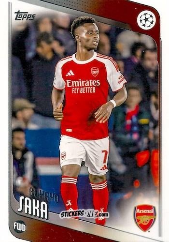 Sticker Bukayo Saka - UEFA Club Competitions 2025-2026
 n. 12 - Topps