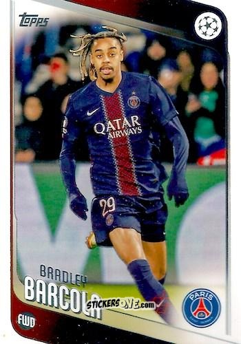 Figurina Bradley Barcola - UEFA Club Competitions 2025-2026
 n. 63 - Topps