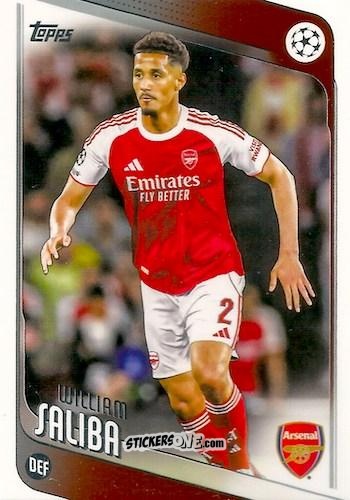 Figurina William Saliba - UEFA Club Competitions 2025-2026
 n. 113 - Topps