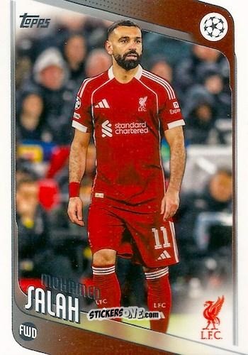 Sticker Mohamed Salah - UEFA Club Competitions 2025-2026
 n. 136 - Topps