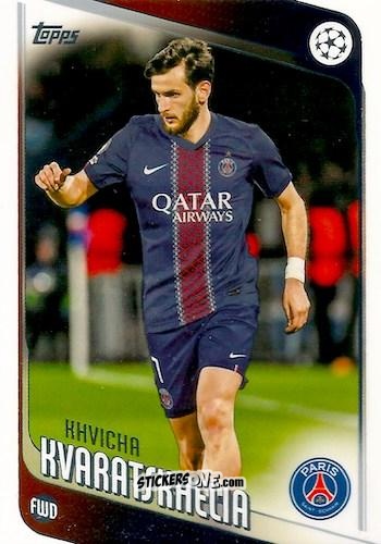 Sticker Khvicha Kvaratskhelia - UEFA Club Competitions 2025-2026
 n. 167 - Topps