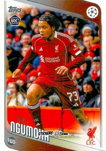 Figurina Rio Ngumoha - UEFA Club Competitions 2025-2026
 n. 191 - Topps