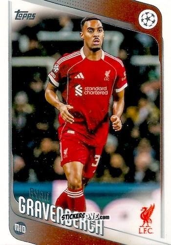 Sticker Ryan Gravenberch - UEFA Club Competitions 2025-2026
 n. 193 - Topps