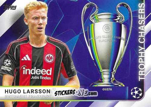 Figurina Hugo Larsson - UEFA Club Competitions 2025-2026
 n. TC-16 - Topps