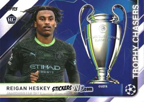 Sticker Reigan Heskey - UEFA Club Competitions 2025-2026
 n. TC-28 - Topps