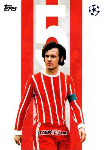 Figurina Franz Beckenbauer - UEFA Club Competitions 2025-2026
 n. BB-2 - Topps