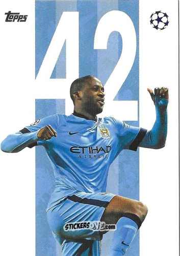Figurina Yaya Toure - UEFA Club Competitions 2025-2026
 n. BB-9 - Topps