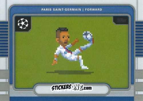 Sticker Neymar Jr - UEFA Club Competitions 2025-2026
 n. 8B-6 - Topps