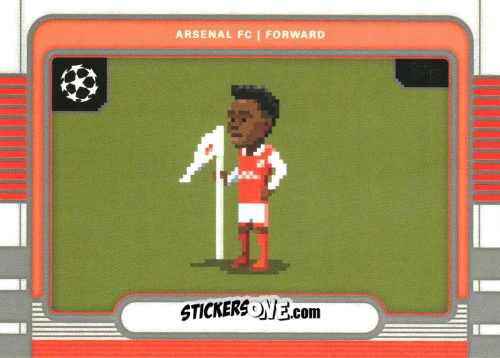 Sticker Bukayo Saka - UEFA Club Competitions 2025-2026
 n. 8B-18 - Topps