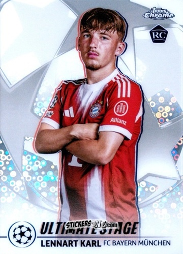 Sticker Lennart Karl - UEFA Club Competitions 2025-2026
 n. US-33 - Topps