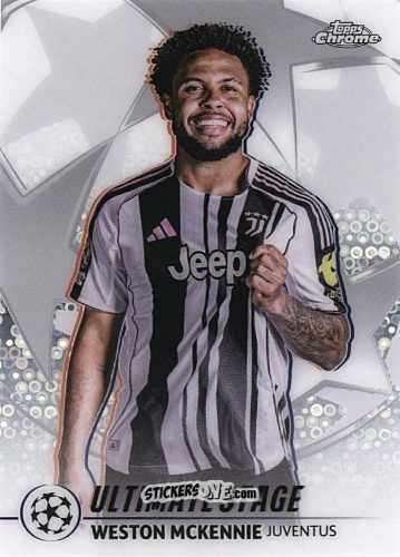 Figurina Weston McKennie - UEFA Club Competitions 2025-2026
 n. US-42 - Topps