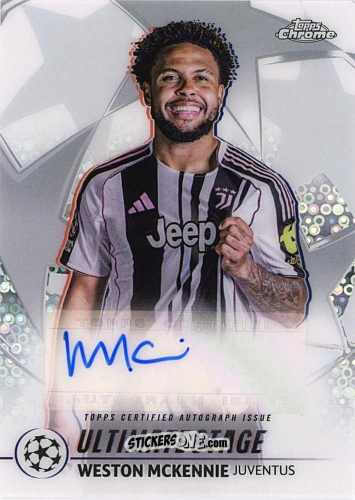 Figurina Weston McKennie - UEFA Club Competitions 2025-2026
 n. USA-WM - Topps