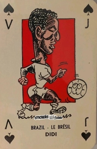 Cromo Didi  - International Footballers 1958 n. 21 - Monty Gum