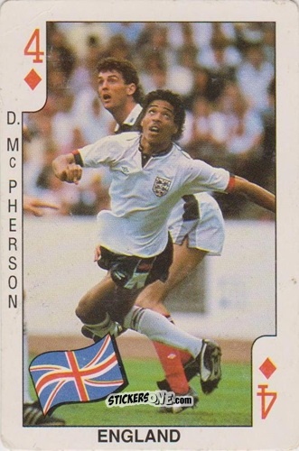 Cromo Dave Mcpherson - World Cup Italia 90
 n. 17 - DANDY GUM