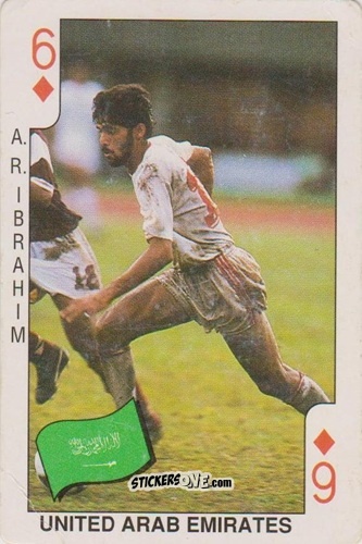 Cromo Ibrahim Meer Abdulrahman - World Cup Italia 90
 n. 19 - DANDY GUM