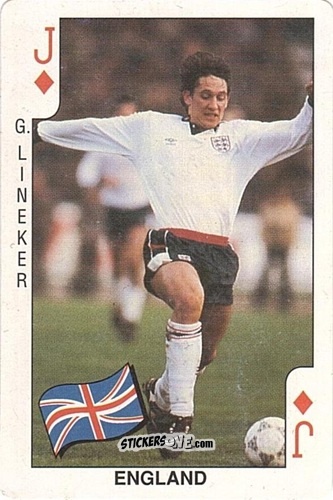 Figurina Gary Lineker - World Cup Italia 90
 n. 24 - DANDY GUM