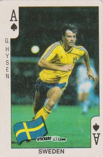 Figurina Glenn Hysen - World Cup Italia 90
 n. 27 - DANDY GUM