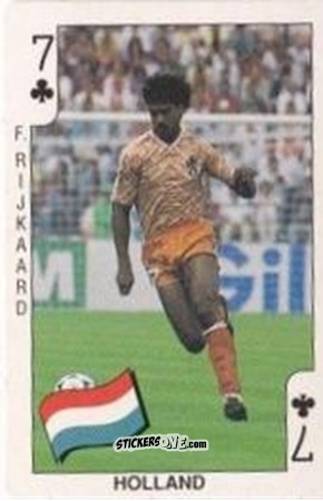 Figurina Frank Rijkaard - World Cup Italia 90
 n. 46 - DANDY GUM