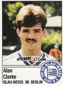 Sticker Alan Clarke - German Football Bundesliga 1986-1987 - Panini