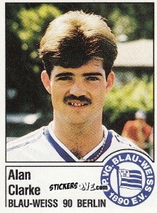 Figurina Alan Clarke - German Football Bundesliga 1986-1987 - Panini